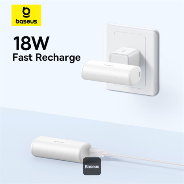 Baseus Powerbank 20W 5000mAh Plug-In Lightning 20W White