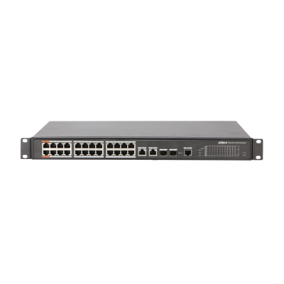 Dahua 26 Ports Managed PoE Switch 24FE PoE + 2GbE/SFP 360W PFS4226-24ET-360