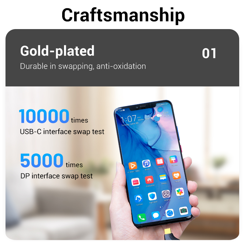 Vention Converter USB-C to DP Adapter 4K60Hz Metal TCCH0
