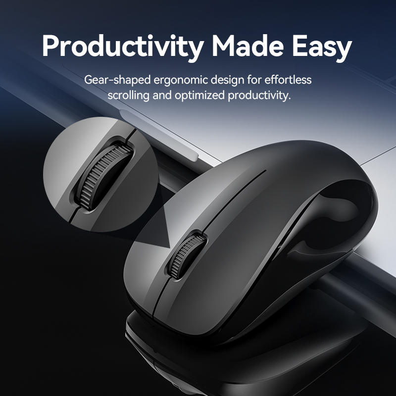 Vention Keyboard and Mouse Combo Wireless Silent Slim Full Size KTZB0-EN