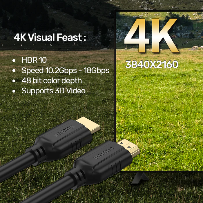 Unitek HDMI 2.0 Cable 15.0m CCS C11079BK-15M