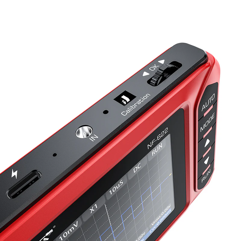 Noyafa Mini Handheld Digital Osciloscope For Voltage, Frequency, Rise Time & Pulse Width NF-622