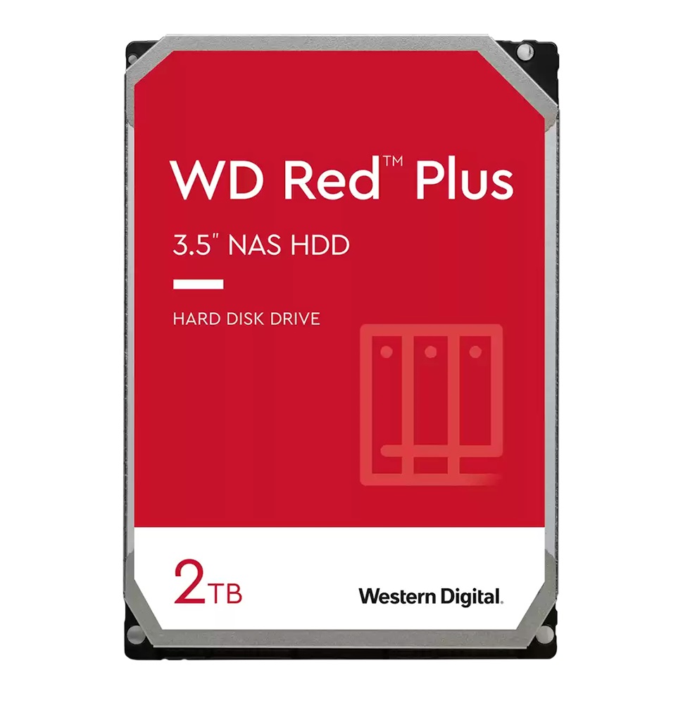 Western Digital HDD 3.5'' RED PLUS NAS 2TB WD20EFPX