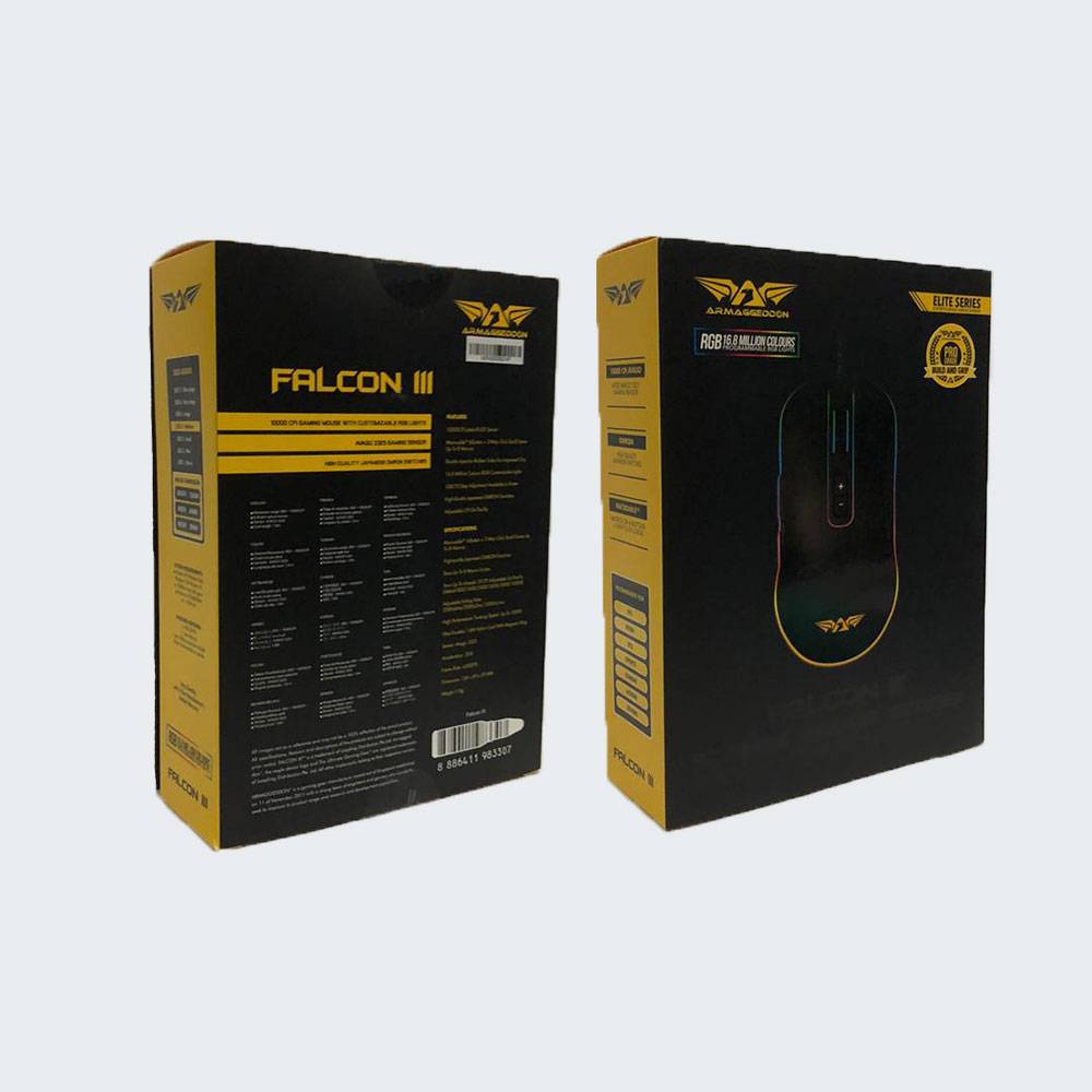 Armaggeddon Falcon 3 Pro-Gaming Mouse 10000CPI Macro-Able RGB