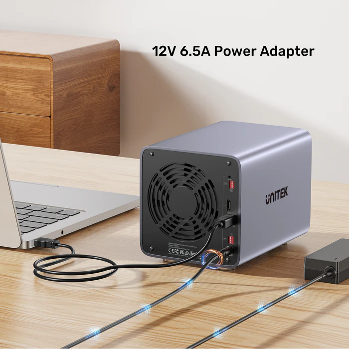 Unitek 4-Bay External SATA 2.5/3.5 HDD/SSD Enclosure with RAID USB-A S1301A