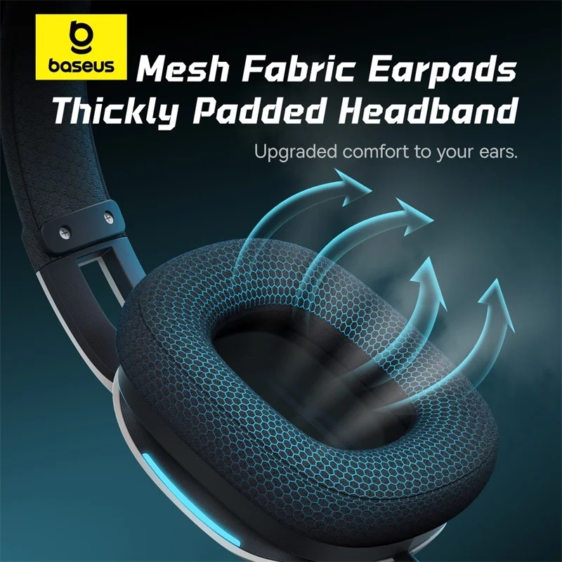 Baseus Headphones Wired Gaming USB GoPlay 1+ Max White