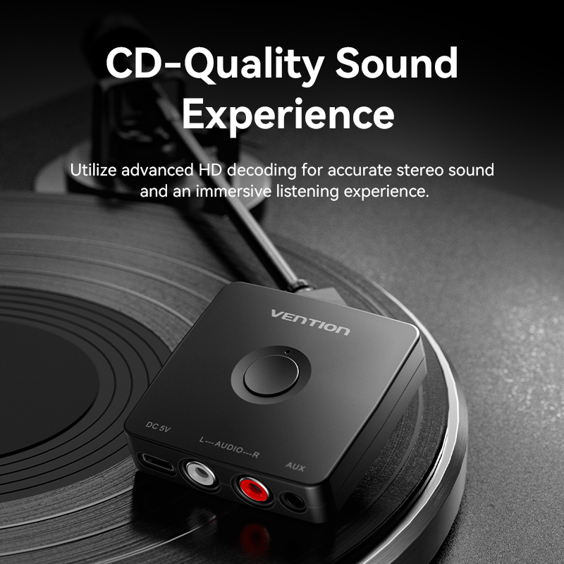 Vention AUDIO Bluetooth Receiver 3.5mm/2RCA NAJB0