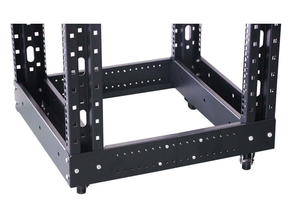NETPRO 19" Open Rack Cabinet 42U Adj.Depth 600-1000mm NP-OR-42U60100
