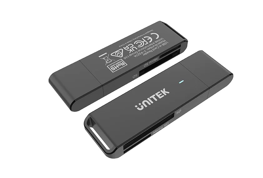 Unitek Y-9327A USB-A 3.0 to Micro SD/SD Card Reader