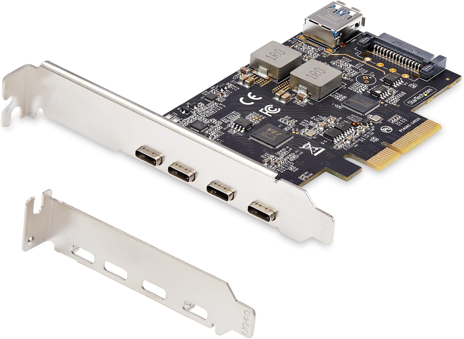 StarTech 5-Port USB PCIe Card, USB 3.2 10Gbps, PCI Express Card with 4X USB-C Ports, 1x USB-A Internal Port