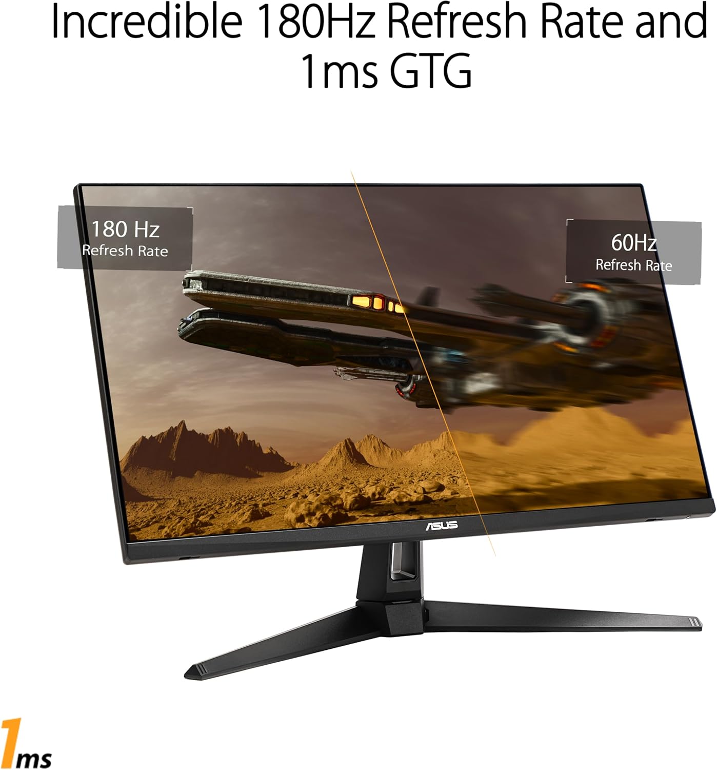 ASUS Monitor TUF Gaming 27'' 2K Flat 180Hz HDR10 Speakers VG27AQ3A