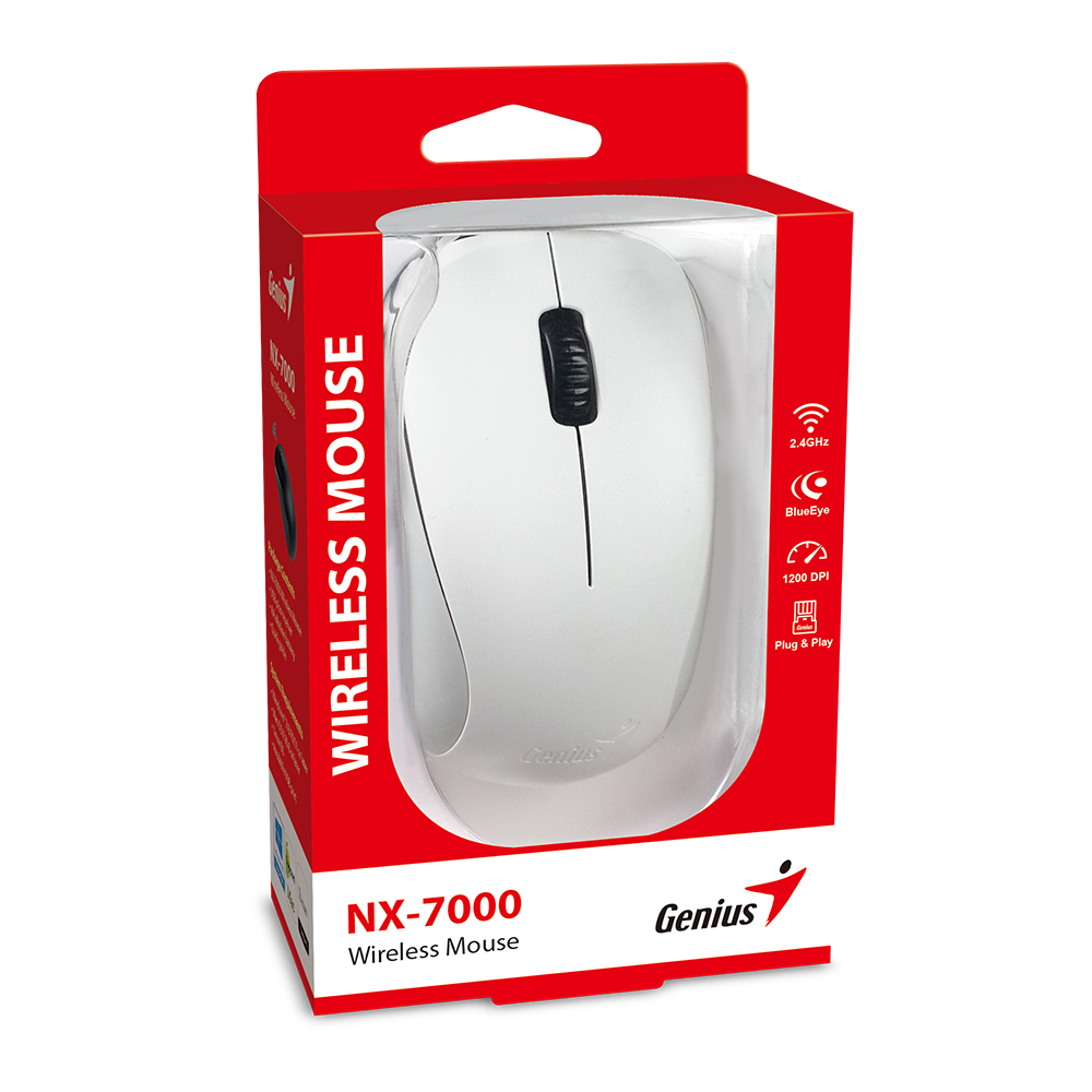Genius Mouse Wireless NX-7000 White