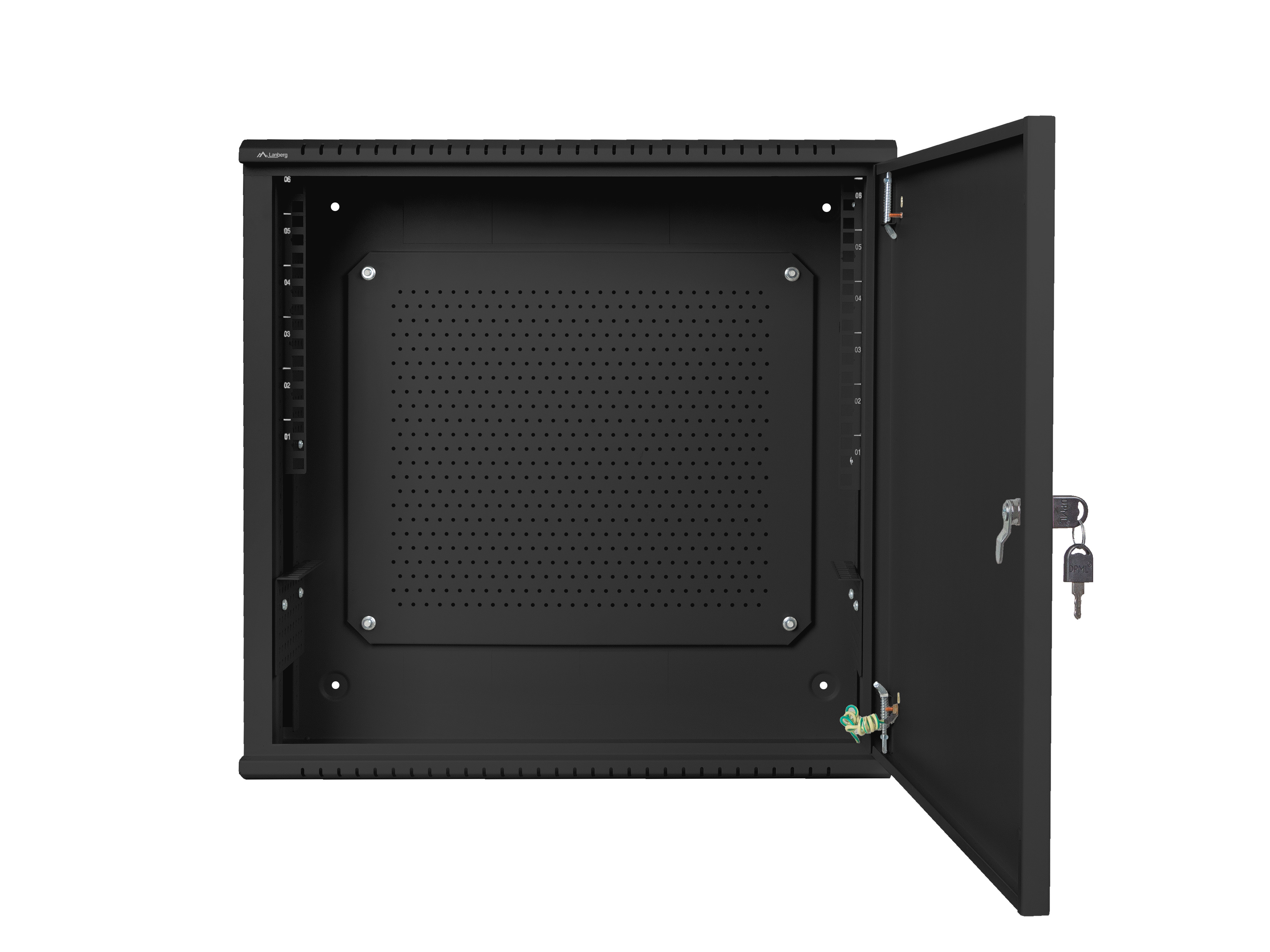 Lanberg Wall Rack 19'' Low Profile 6U+3U Assembled Black Z34159