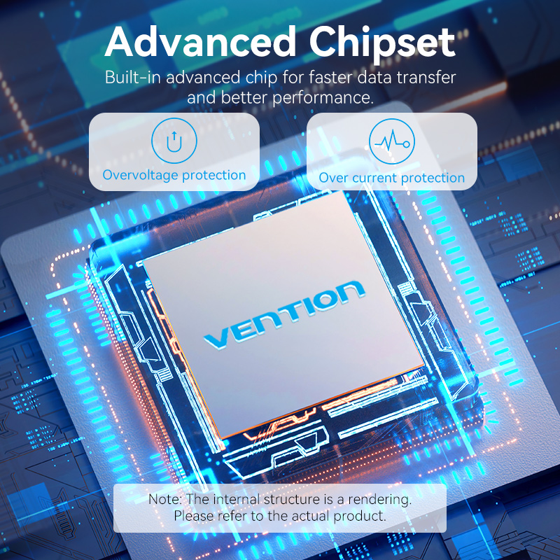 Vention HUB USB-C 4 x USB3.0 with Indiv.Power Switches 1.0m CHWBF