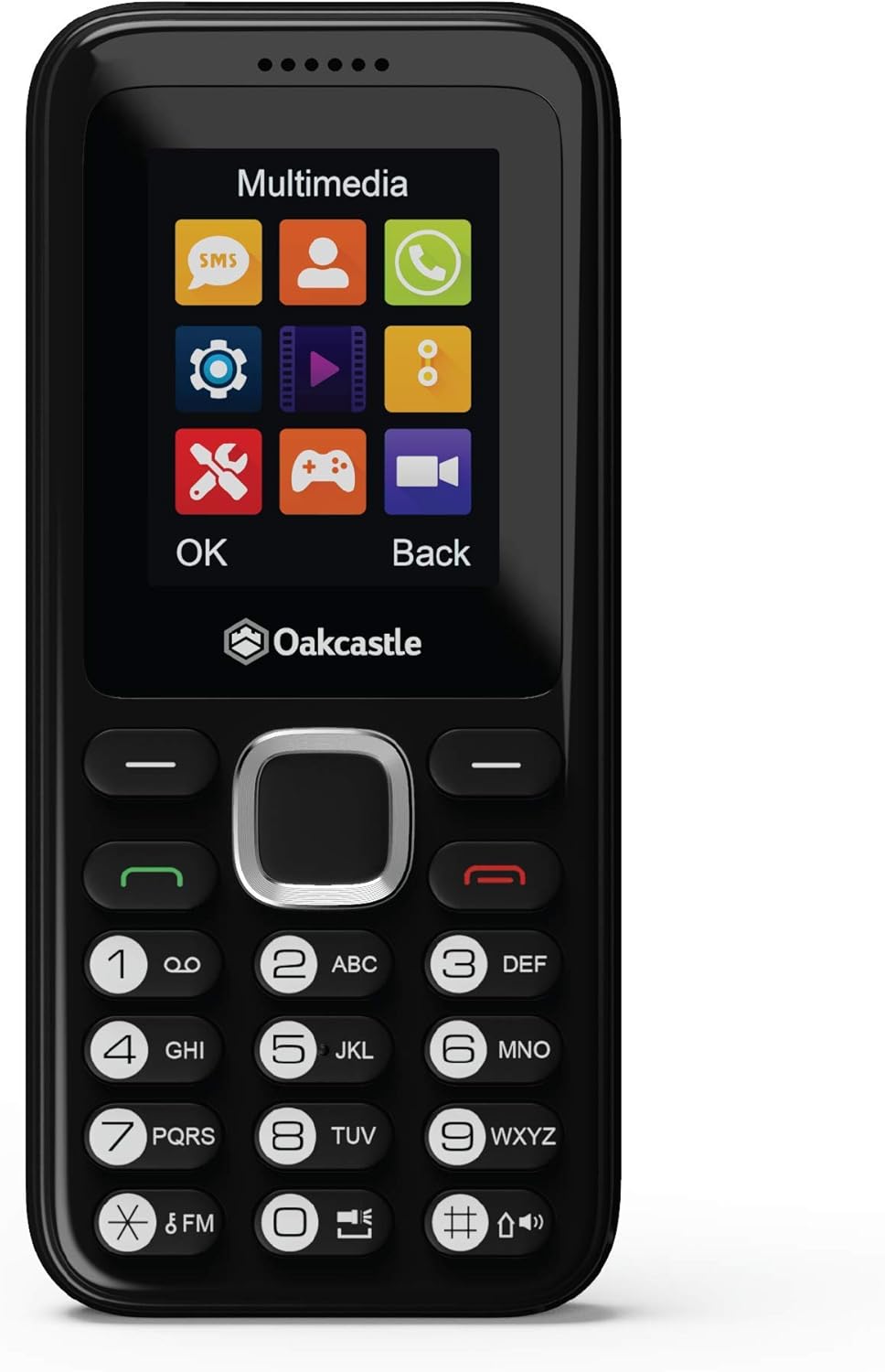 Majority Oakcastle F100 Mobile Feature Phone Basic 2G/BT/FM/Torch