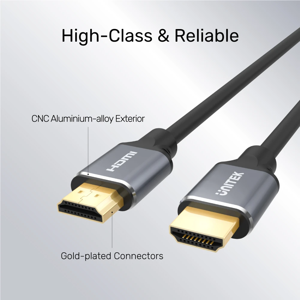 Unitek HDMI 2.1 Cable 8K60Hz Metal 5.0m C140W
