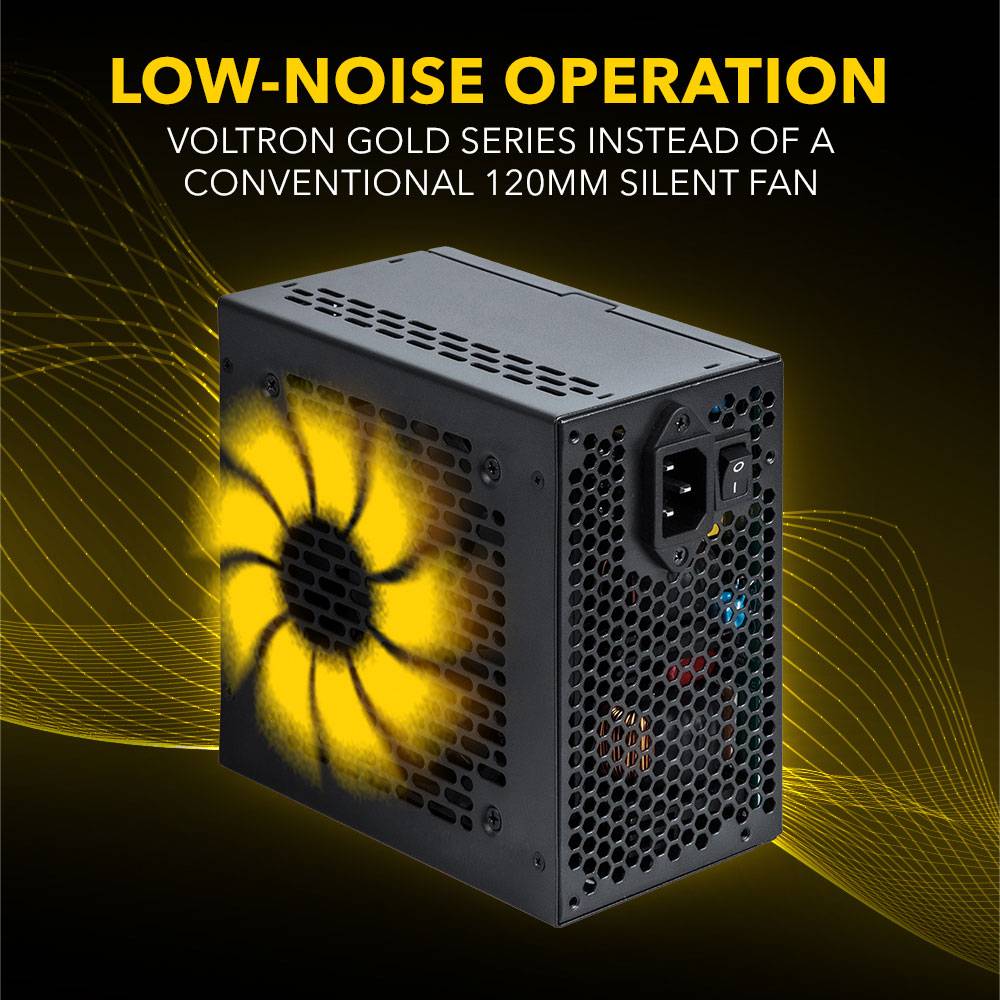 Armaggeddon Gaming PSU 600W Modular & Certified 80+ VOLTRON GOLD 600 Black