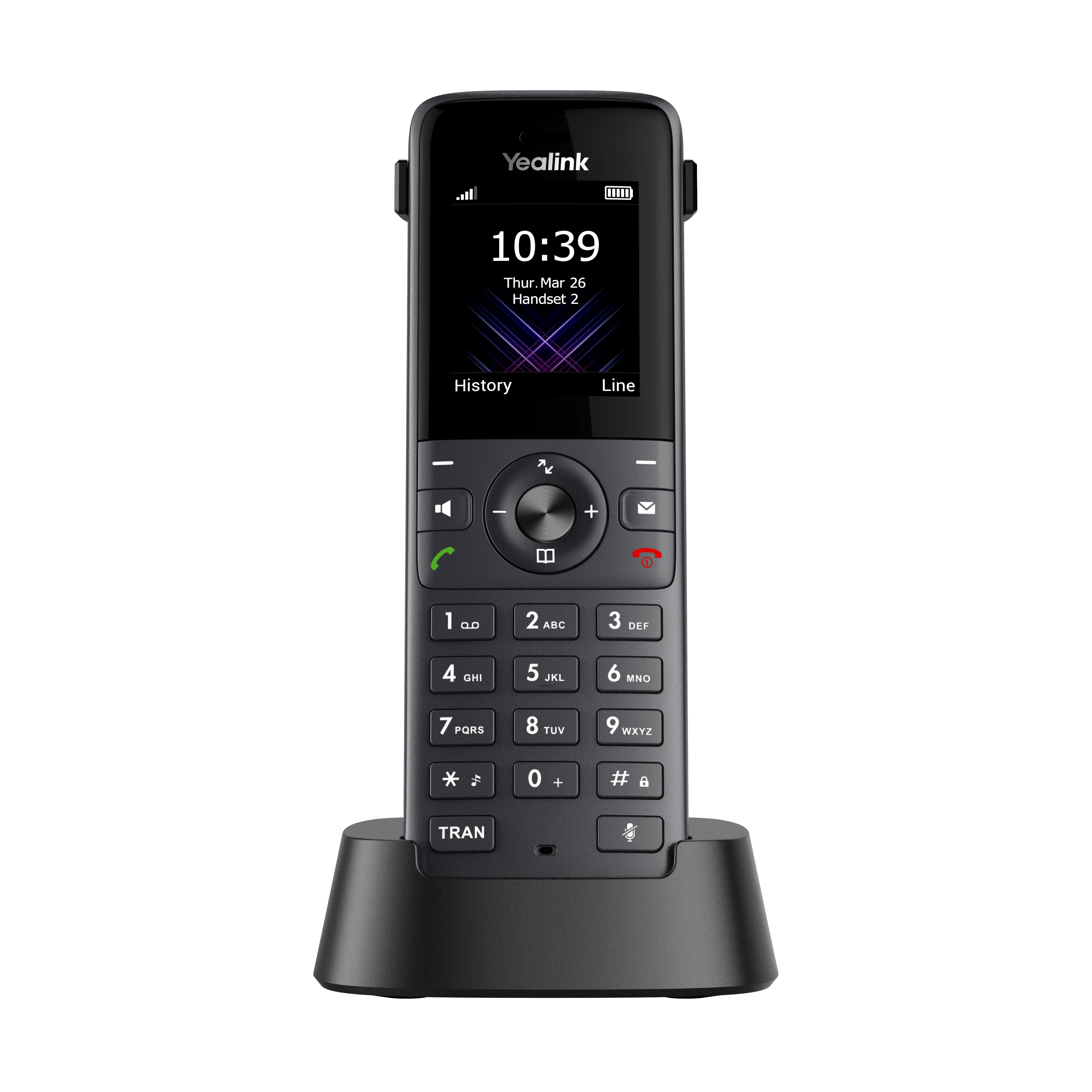 Yealink IP Phone Cordless DECT Handset 1.8" without DECT Base & Bluetooth W74H