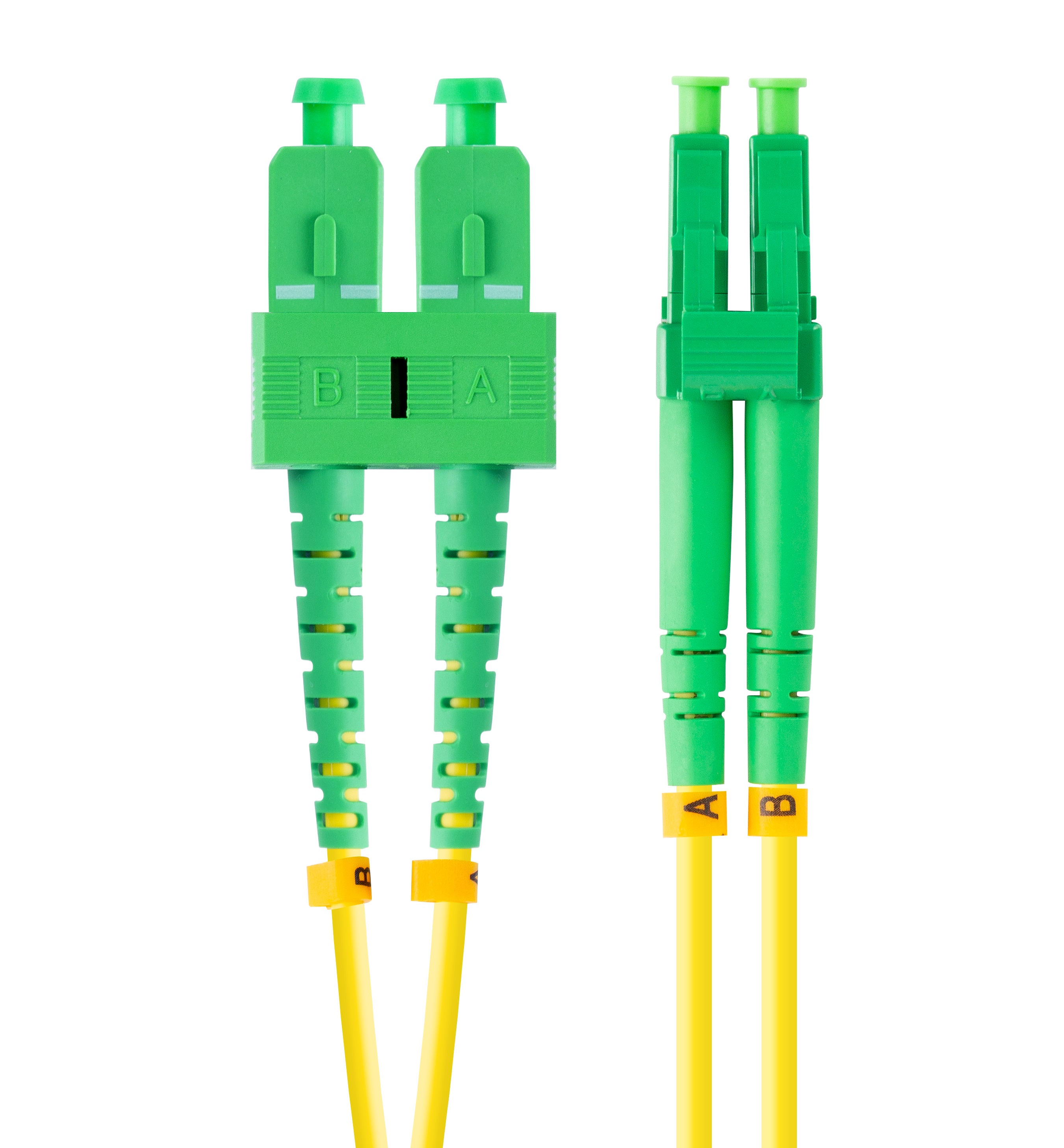 Lanberg Fiber Optic Patch Cord SM SC/APC-LC/APC Duplex LSZH 2.0m