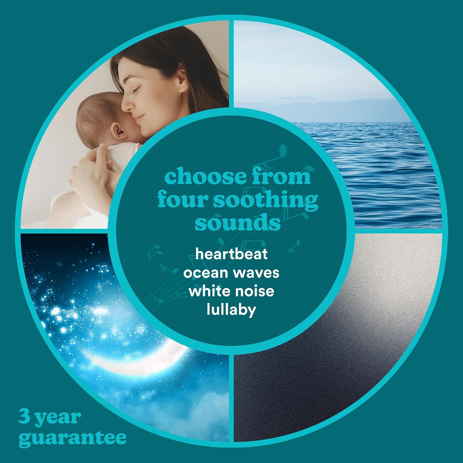 Homedics VA MyBaby Baby Soother Sleep Aid SoundSpa On‐The‐Go