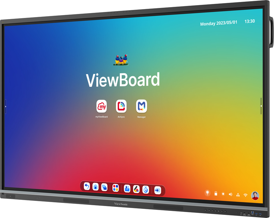 Viewsonic Viewboard Interactive Display Touch 75" 4K Android14 NFC,Palm Rejection EDLA PlayStore IFP7551