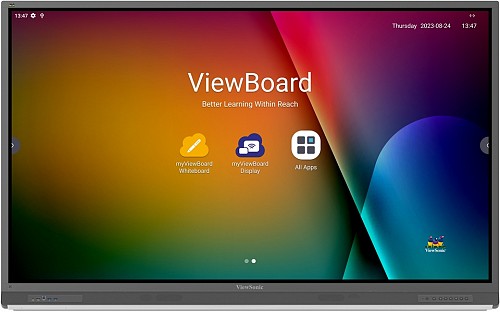 Viewsonic Viewboard Interactive Display Touch 75" 4K Android 13 EDLA Google Workspace PlayStore IFP7552-2F