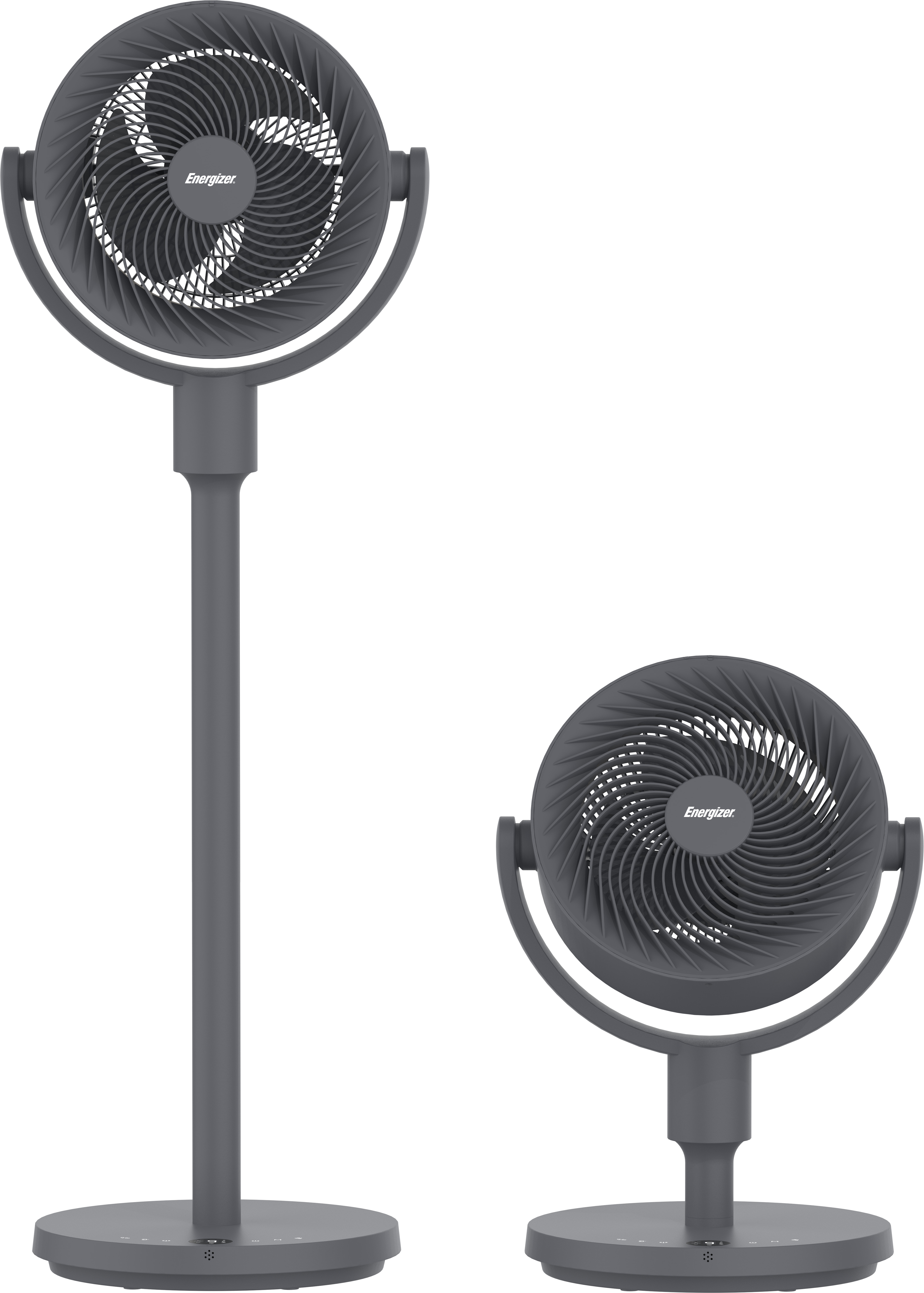 Energizer F609R Floor & Table Fan 9'' Extendable up to 1m Quiet, Rotatable & USB Rechargeable