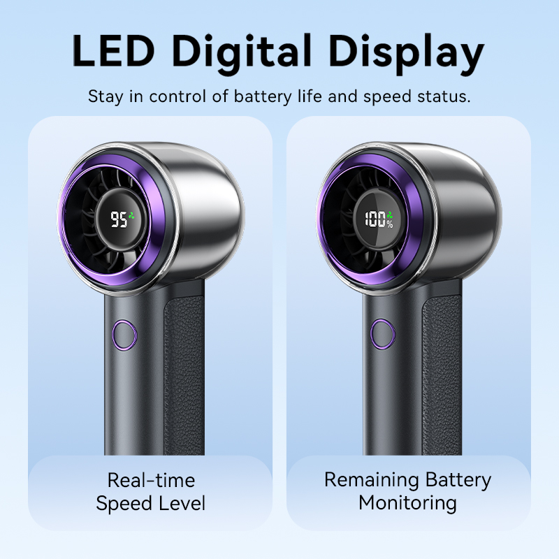 Vention Fan Portable & Adjustable High-Speed with Display PBBV0