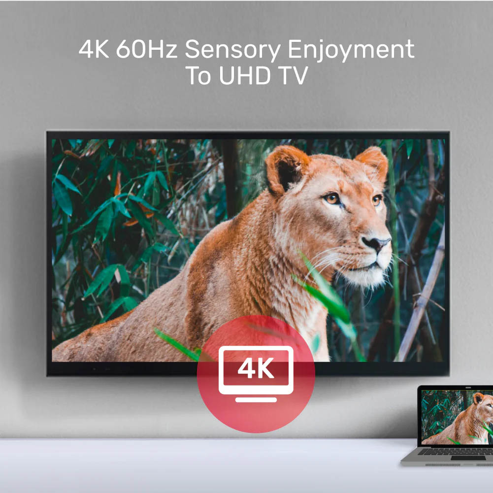 Unitek Converter USB-C to HDMI 4K60Hz + VGA with MST V1126A