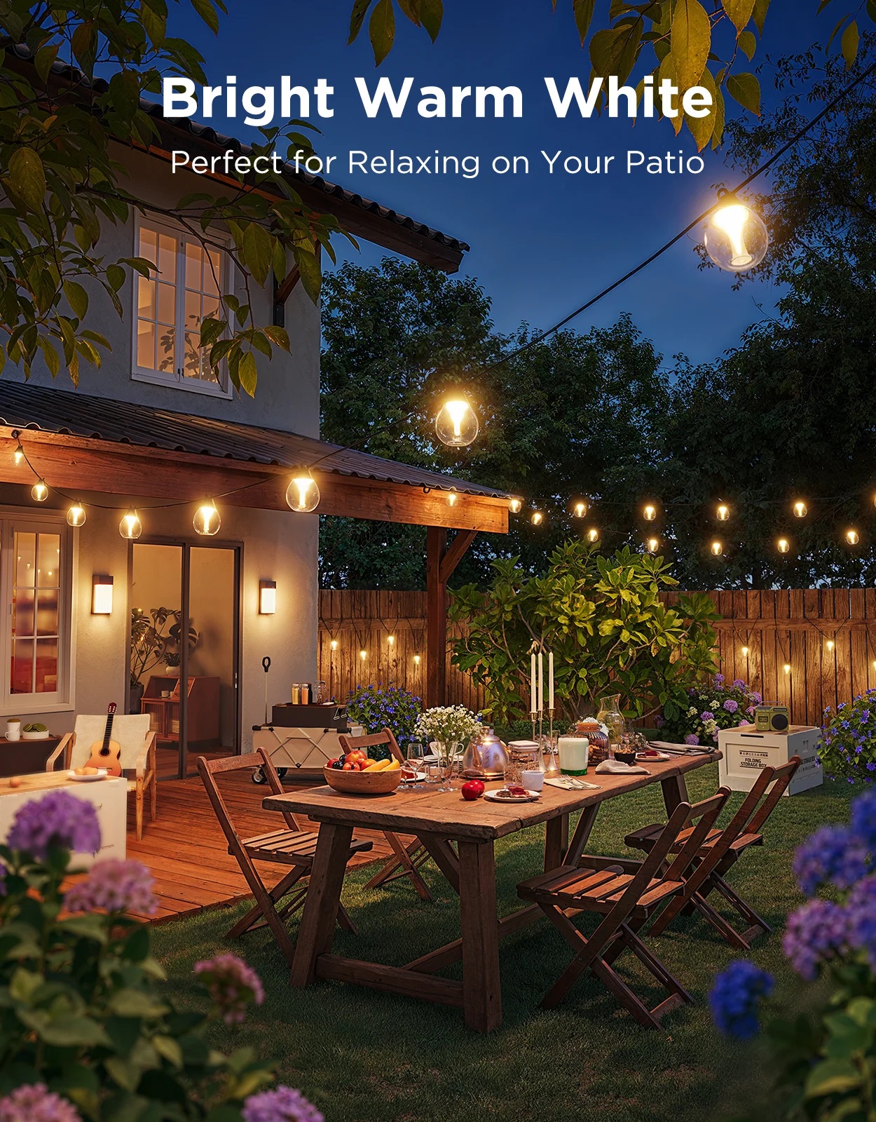 Govee Outdoor Smart String Lights RGBICW H7025CB1