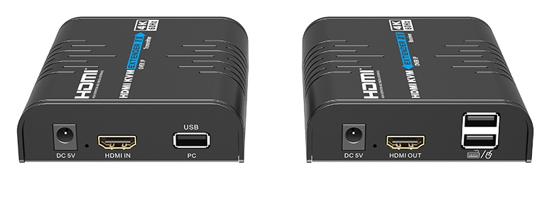 Lenkeng KVM HDMI Extender over IP 1G 4K60Hz 120m & Touch Screen Control LKV473KVM-M5.0