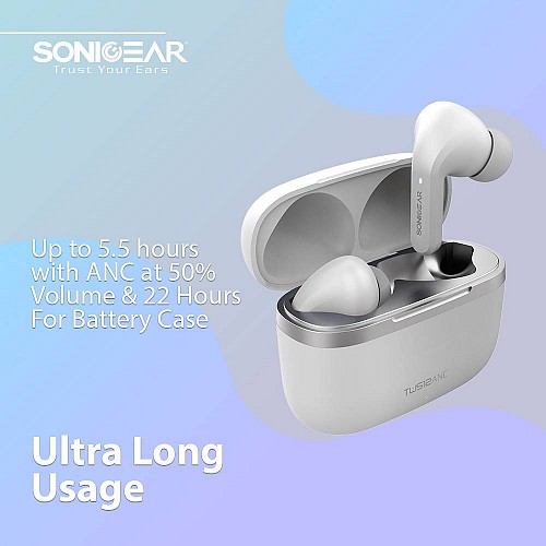 SonicGear EARPUMP TWS 12 ANC Earphones White