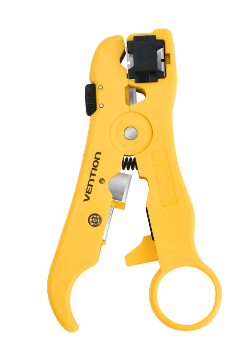 Vention NETWORK Tool Coaxial Cable Stripper KEBY0 Yellow