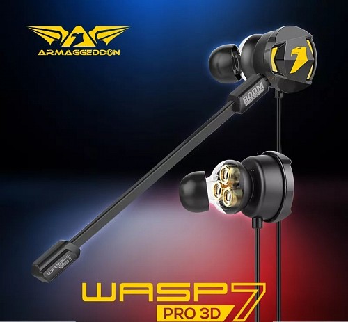 Armaggeddon Wasp 7 Pro 3D Gaming Earphones With Triple Neodymium Driver