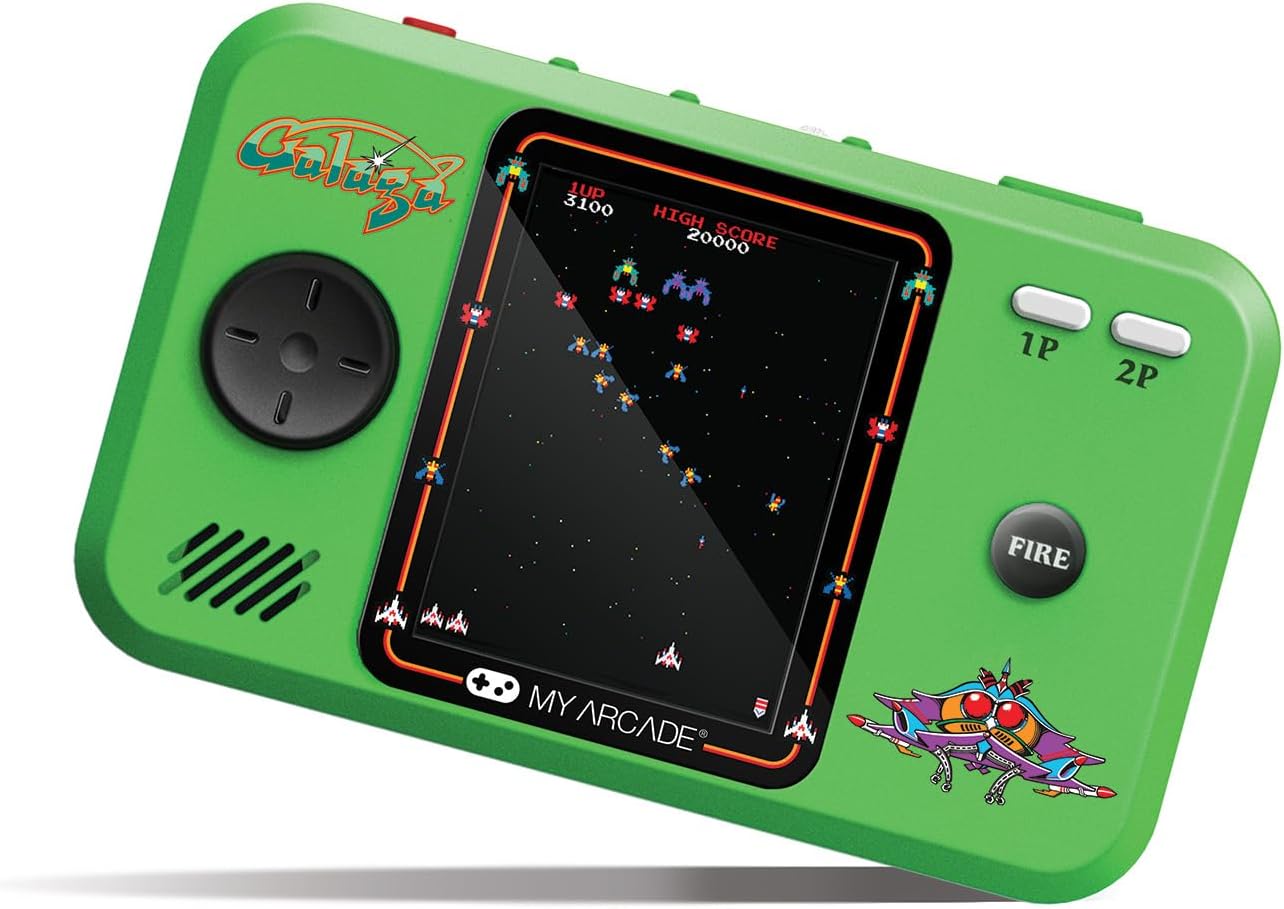 My Arcade Handheld (2.75") Pocket Player Pro GALAGA (2 Games)