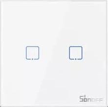 Sonoff T2EU2C-RF Smart Wall Touch Switch White (433MHz remote controller )