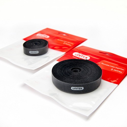 Unitek OT142BK Velcro Cable Organizer 5.0m