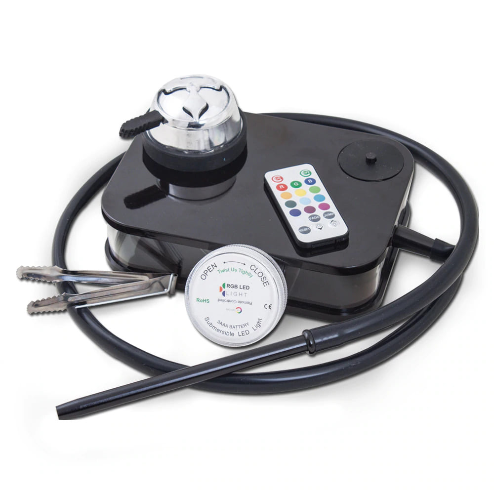 Acrylic Hookah Set Nargjile With LED Light