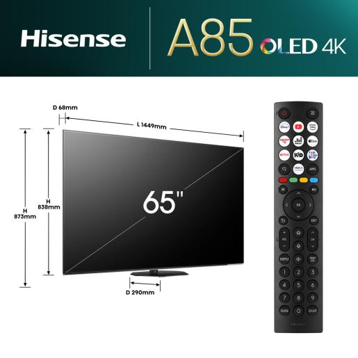 Hisense 65A85N 65'' 4K Smart OLED 120hz  TV