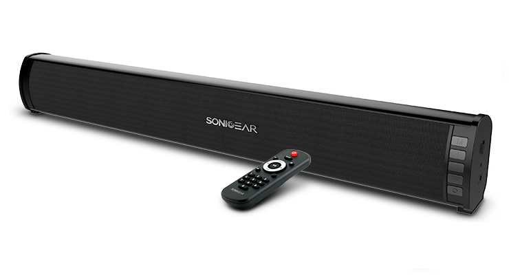 SonicGear SONICBAR 3000 Soundbar for TV/PC 40W RMS Bluetooth, SD Card & FM