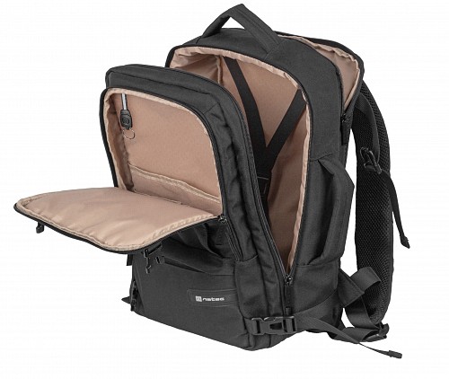 Natec Laptop Backpack 15.6'' 19L Black CAMEL LITE