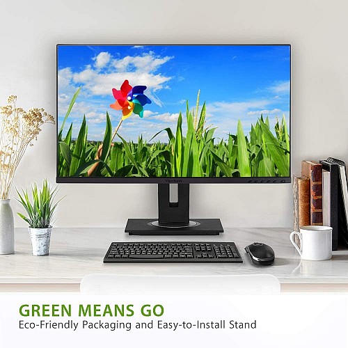 ViewSonic VG2755 Ergonomic Docking Monitor 27'' Full-HD IPS Panel w/ USB-C/3xUSB-A/PD