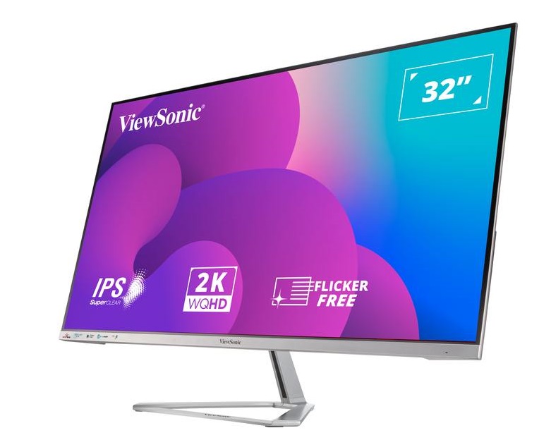 Viewsonic Monitor VX 32'' 2K IPS 75Hz Frameless/Speakers/DisplayPort/HDMI VX3276-2K-mhd-2