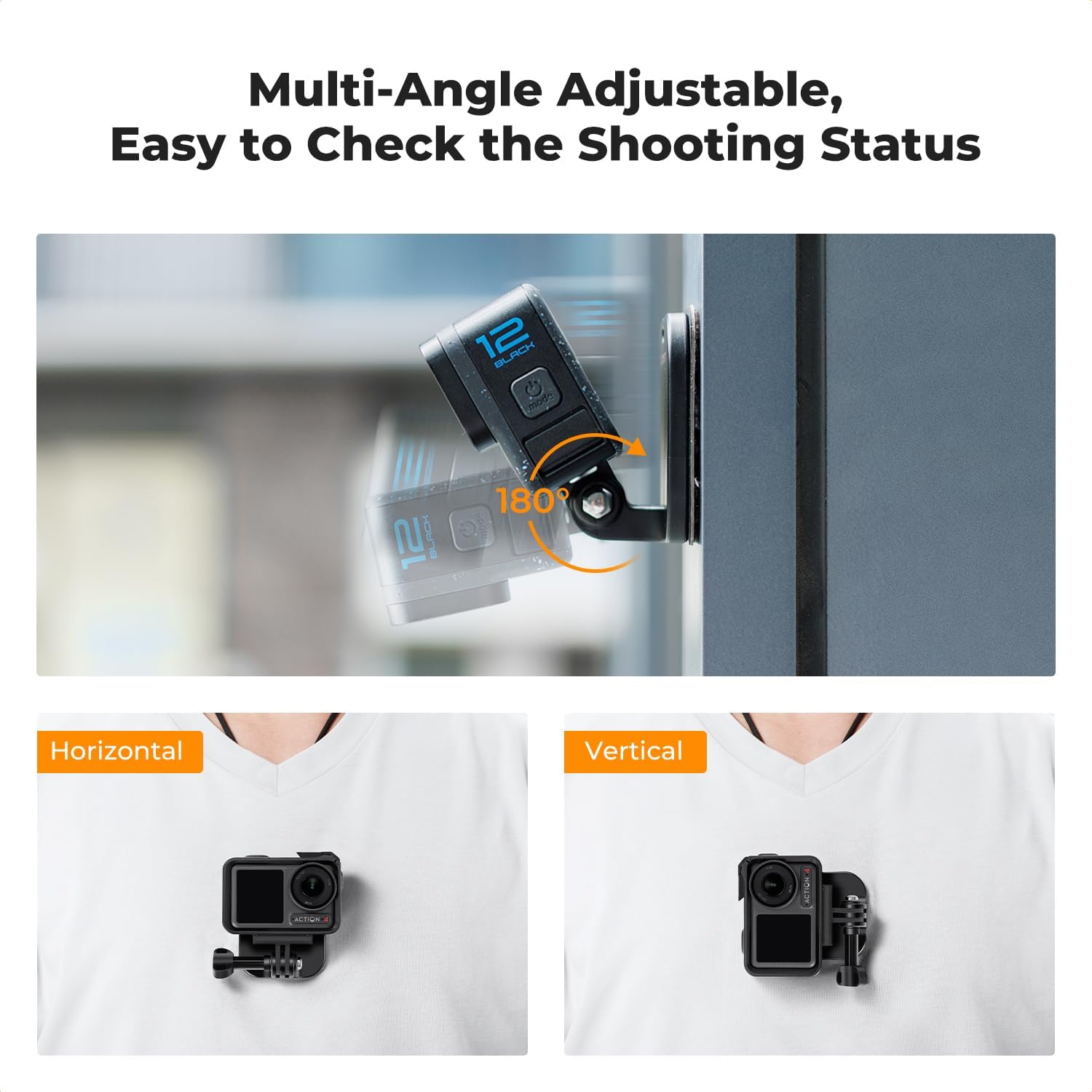 K&F CONCEPT Magnetic Chest Mount for Mobile Phones , Action Cameras