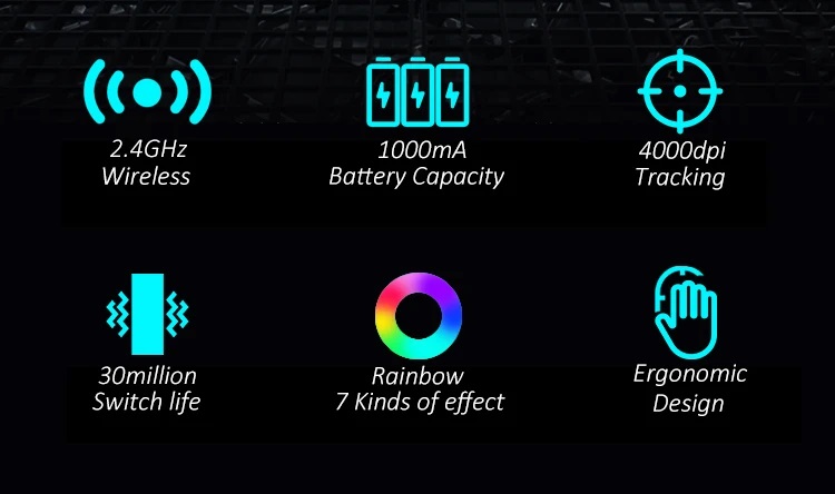 Thunderobot ML701 Wireless Gaming Rechargeable Mouse