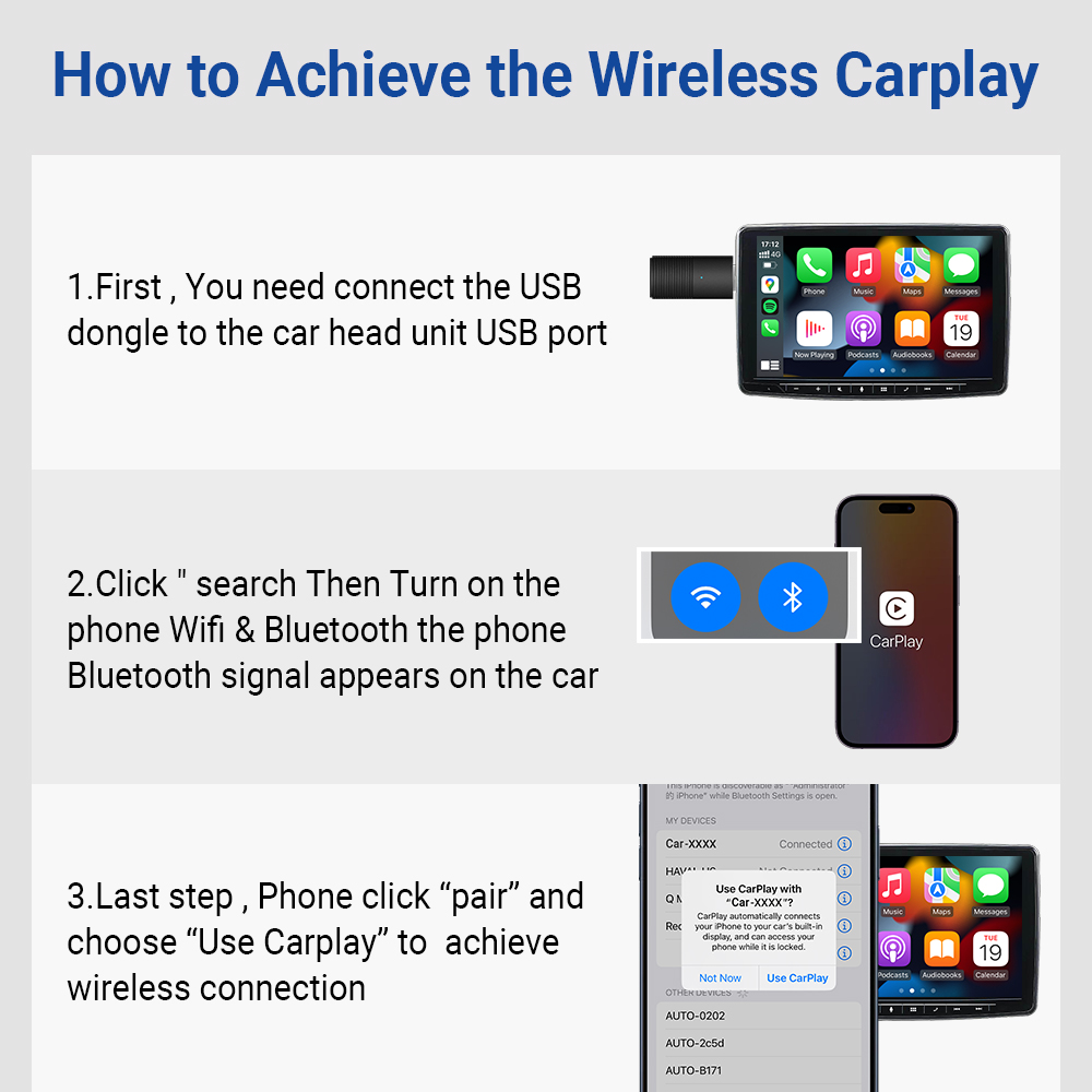 MINIX CAR Wired to Wireless CarPlay USB Dongle CP86