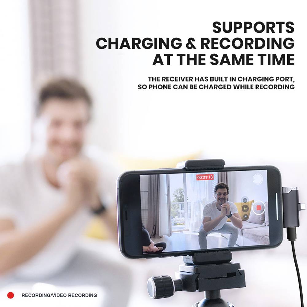 SonicGear Wireless 2x Lavalier ClipOn Microphones WLM3000 DUO