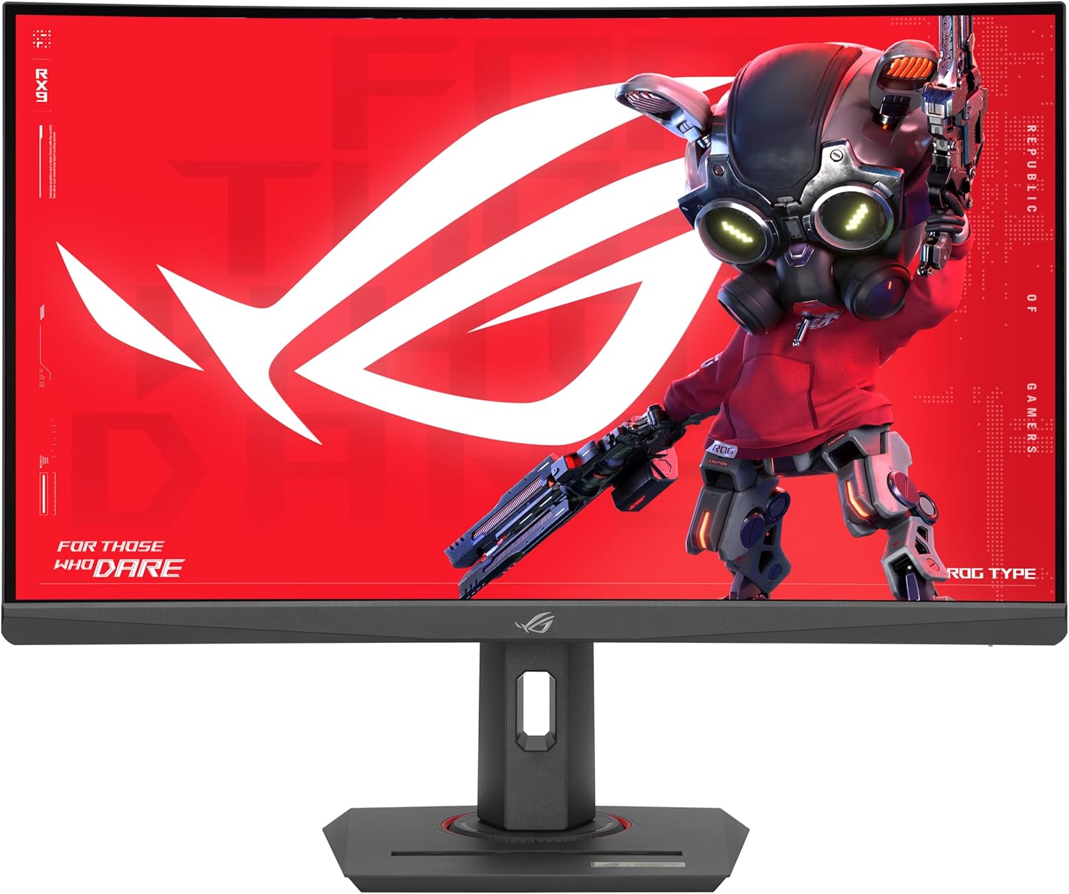 ASUS Monitor ROG Strix Gaming 27'' 2K Curved 180Hz HDR USB-C Ergonomic XG27WCS