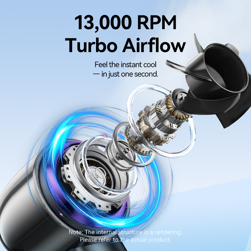 Vention Fan Portable & Adjustable High-Speed with Display PBBV0