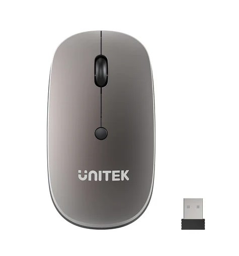 Unitek Mouse Wireless 2.4GHz SlimTrack T060 Space Grey